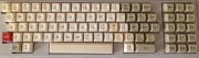 Detail klávesnice počítača Consul 2717