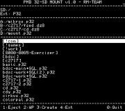 Spustený program MOUNT